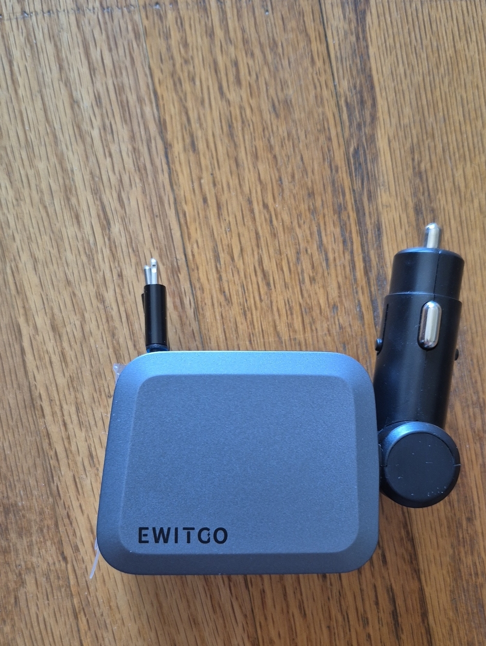 EWITCO Car Charger Adapter in Matte Gray